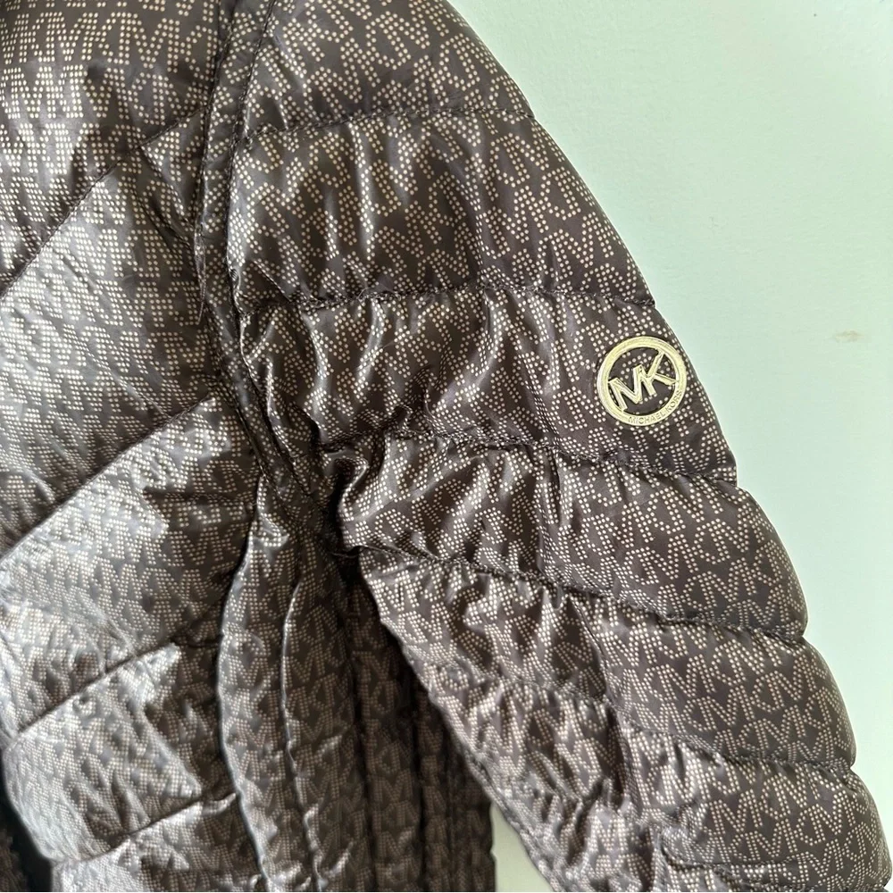 Michael Kors Logo Reversible Puffer Jacket